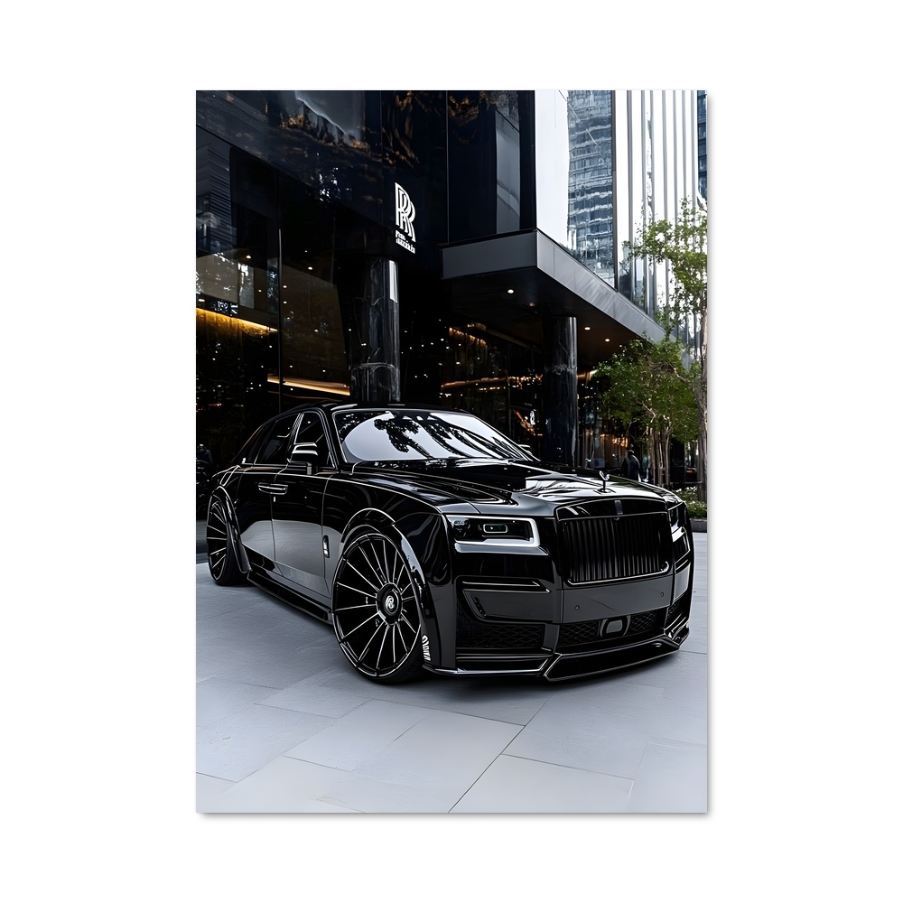 Poster voiture de luxe Rolls Royce